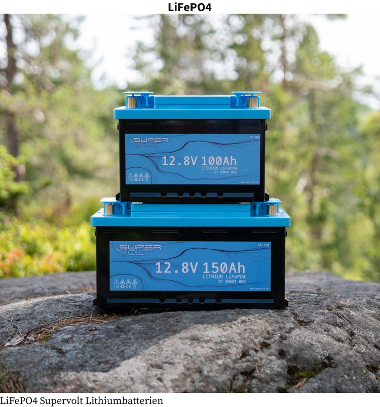 Lifepo4 Supervolt Batterien im Camptivity-Shop